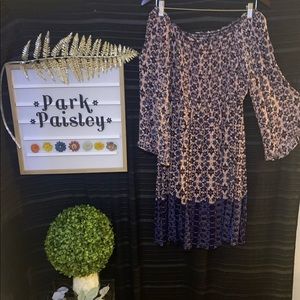 Off Shoulder Midi Dress